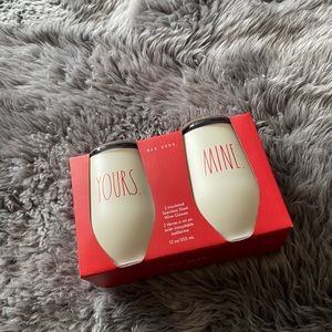 Rae Dunn Insulated Wine Glasses